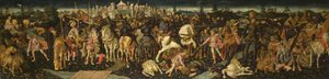 La historia de David y Goliat, c. 1450 de Francesco di Stefano Pesellino