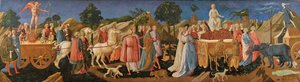 Los Triunfos del Amor, la Castidad y la Muerte, c. 1450 de Francesco di Stefano Pesellino