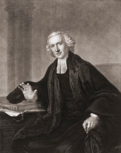 William Romaine. Retrato. (impresión) de Francis (after) Cotes