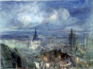 Vista de la ciudad de Bridgewater, Somerset de Francis Abel William Taylor Armstrong