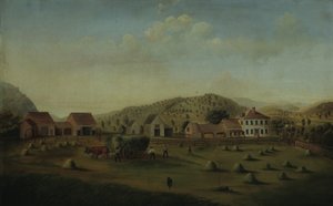 Granja Leete, West Claremont, New Hampshire, ca. 1822 de Francis Alexander