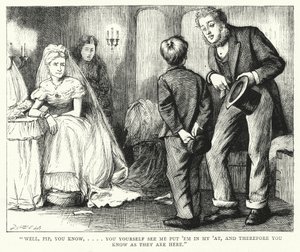 Ilustración para Grandes Esperanzas de Charles Dickens de Francis Arthur Fraser