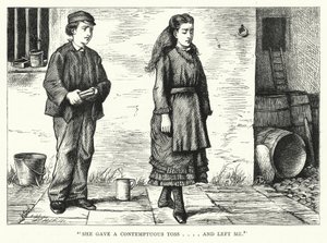 Ilustración para Grandes Esperanzas de Charles Dickens (grabado)