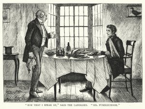 Ilustración para Grandes Esperanzas de Charles Dickens (grabado) de Francis Arthur Fraser
