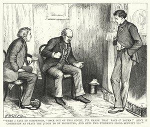 Ilustración para Grandes Esperanzas de Charles Dickens (grabado)