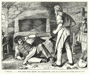 Ilustración para Grandes Esperanzas de Charles Dickens (grabado)