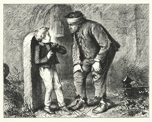 Ilustración para Grandes Esperanzas de Charles Dickens de Francis Arthur Fraser