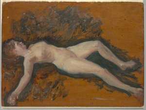 Desnudo femenino de Francis Augustus Lathrop