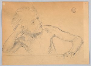 Estudio de figura de Francis Augustus Lathrop