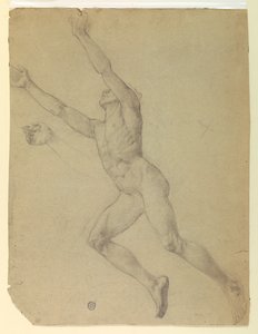 Estudio de figura para Diana y sus asistentes entre las constelaciones de Francis Augustus Lathrop