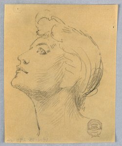 Cabeza de una mujer de Francis Augustus Lathrop