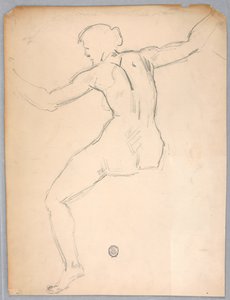 Boceto para "Noche" de Francis Augustus Lathrop