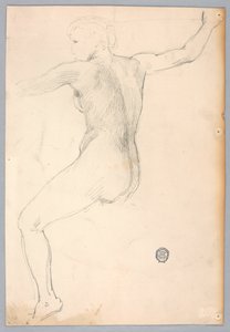 Boceto para "Noche" de Francis Augustus Lathrop