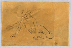 Boceto para putto de Francis Augustus Lathrop