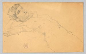 Boceto de desnudo femenino