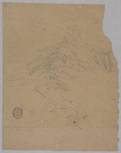 Boceto de Figuras Celestiales de Francis Augustus Lathrop