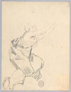 Boceto de una mujer de Francis Augustus Lathrop