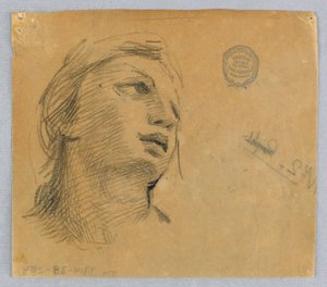 Boceto de la cabeza de una mujer