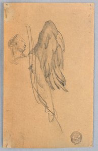 Boceto de un ángel de Francis Augustus Lathrop