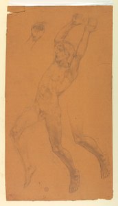 Estudios para una figura voladora de Francis Augustus Lathrop