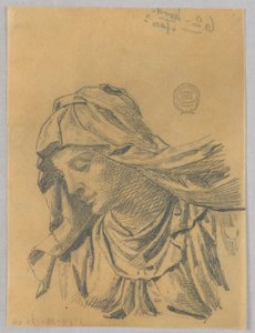 Estudio para Busto de la Madonna de Francis Augustus Lathrop