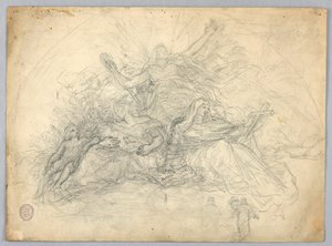 Estudio para Caridad, Fe y Esperanza de Francis Augustus Lathrop