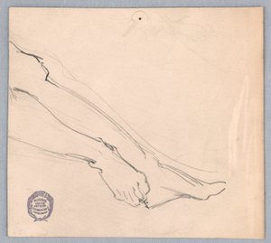 Estudio para "Diana y sus asistentes entre las constelaciones" de Francis Augustus Lathrop