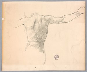 Estudio para "Diana y sus asistentes entre las constelaciones" de Francis Augustus Lathrop