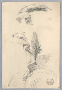 Estudio de drapeado de Francis Augustus Lathrop