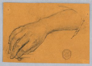 Estudio de mano y muñeca de Francis Augustus Lathrop