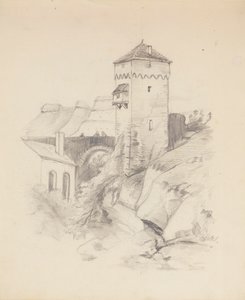 Torre en un pueblo de Francis Augustus Lathrop