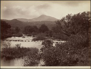 Bettws-y-Coed. Moel Siabod y piedras de vado de Francis Bedford