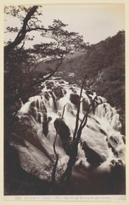 Bettws-y Coed, Las Cataratas Swallow desde Arriba, 1860-94 de Francis Bedford