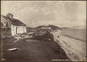 Criccieth desde el oeste de Francis Bedford