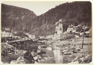 Lynmouth desde el Mar, 1860-94 de Francis Bedford