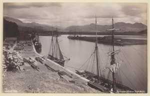Puerto de Portmadoc desde Borth de Francis Bedford