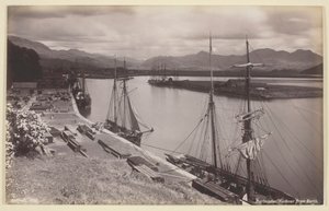 Puerto de Portmadoc desde Borth de Francis Bedford