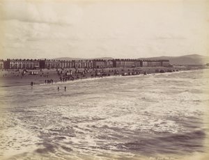 Rhyl, desde el mar, 1870s de Francis Bedford