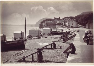 Sidmouth, extremo oeste de la explanada de Francis Bedford