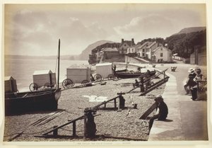 Sidmouth, oeste del paseo marítimo de Francis Bedford