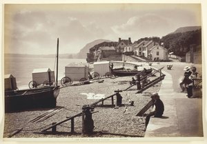 Sidmouth, al oeste del paseo marítimo de Francis Bedford