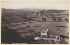 Valle de Clwyd desde el castillo de Denbigh de Francis Bedford