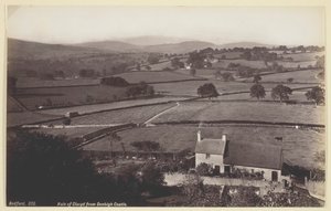 Valle de Clwyd desde el castillo de Denbigh de Francis Bedford