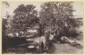 Vista cerca de Wear Gifford, 1860-94 de Francis Bedford