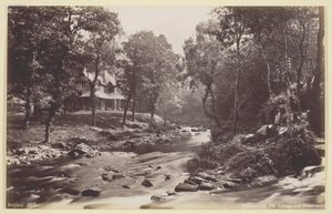 Watersmeet, La Cabaña y los Arroyos, 1860-94 de Francis Bedford