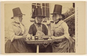Grupo galés - Tres ancianas tomando el té, nº 2 de Francis Bedford