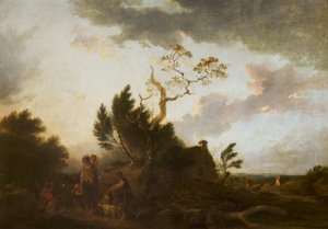 Un Paisaje Extenso con Gitanos de Francis Bourgeois