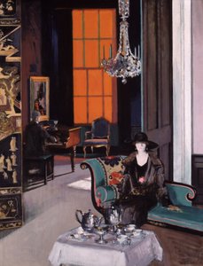 Interior: The Orange Blind, c.1928 (óleo sobre lienzo)