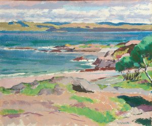 Ross de Mull desde Traigh Mhor, Iona de Francis Campbell Boileau Cadell