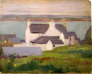 El Estudio del Artista, Iona, desde el Hotel St. Columba de Francis Campbell Boileau Cadell